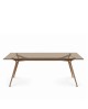 Bureau de direction Arkitek, plateau verre. Design espagnol disponible à La Réunion chez Offital.