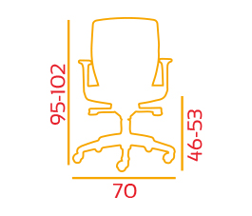 Dimensions du fauteuil de bureau spring
